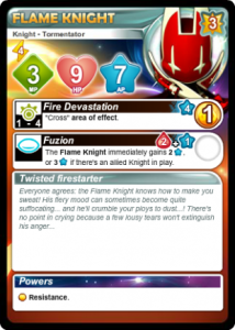 Die Karte des Flame Knights (c) by Ankama