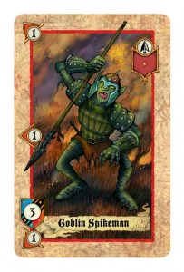Ein Goblin, eine der Unterstützereinheiten der Orkarmee