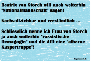 Beatrix von Storch vs Die Mannschaft
